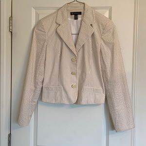 INC seersucker blazer XL